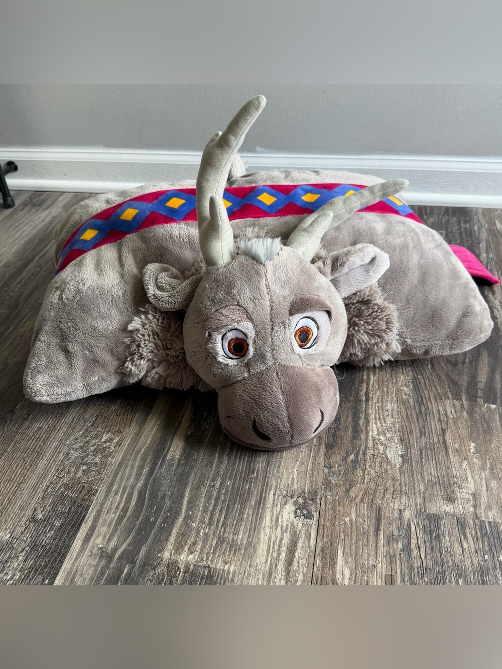 Disney Frozen Sven Pillow Pet stuffed animal reindeer cuddly